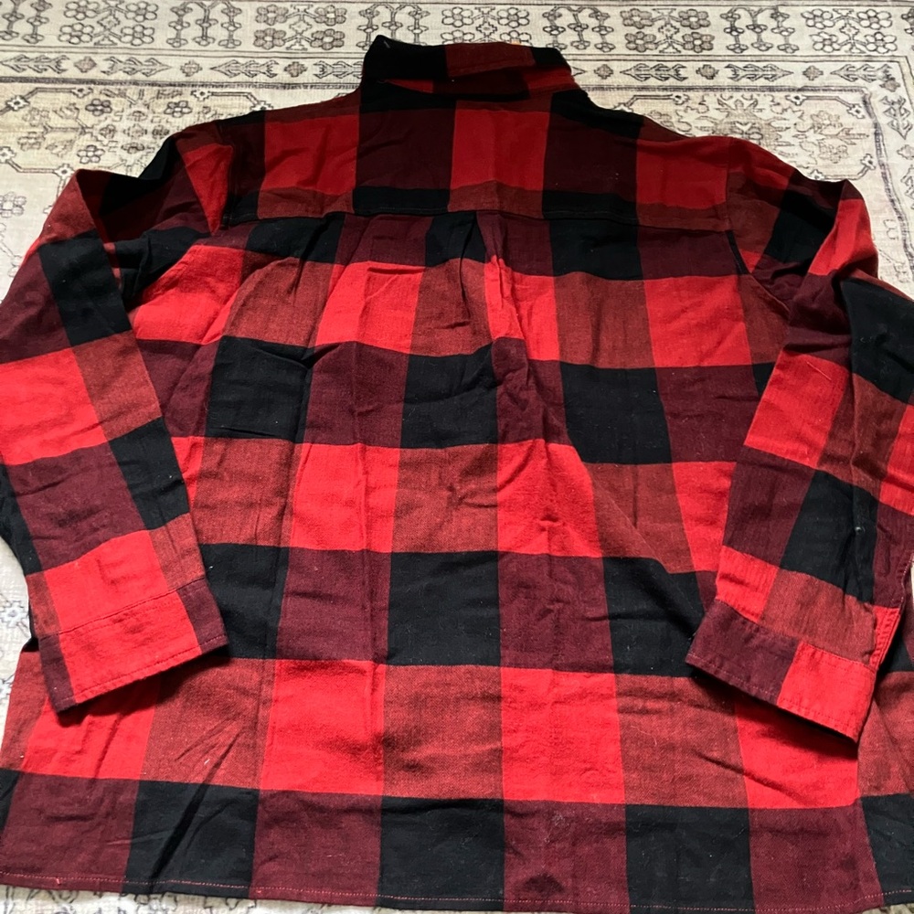 Carhartt Red and Black Casual Button Down Shirt - Picture 5 of 5